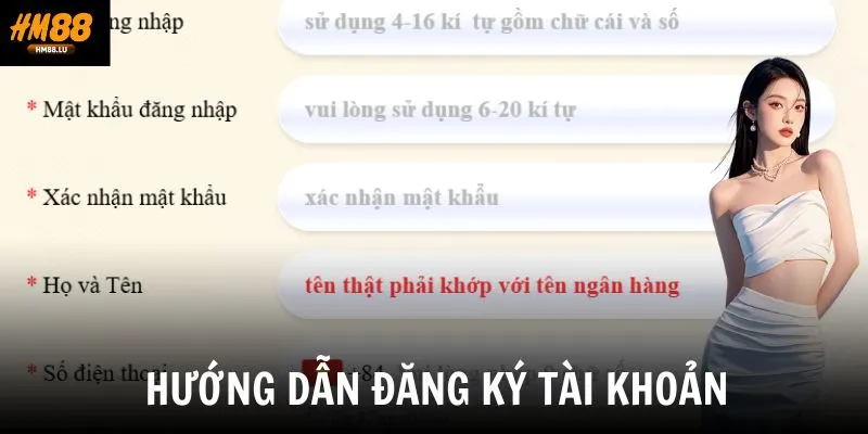 Hướng dẫn đăng ký tài khoản